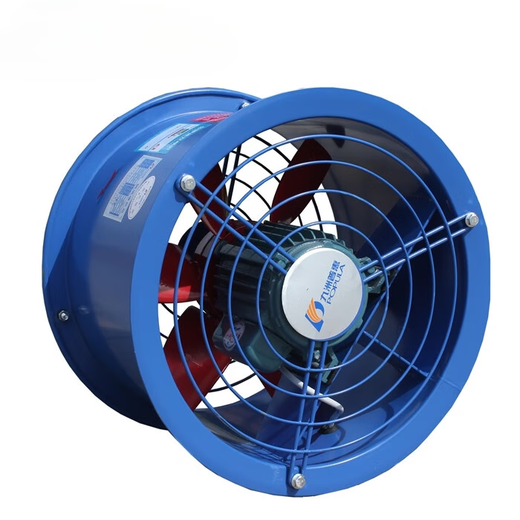 九洲普惠EG风机九州强力工业厨房低噪音220V380V圆筒管道轴流风机 6A4-1800瓦380v1420转风量16780