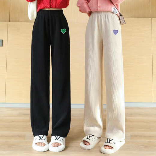 Yoyo One (Yoyo One) Pantalon pour enfants pour filles printemps et automne nouveau pantalon de survêtement à la mode pour filles pantalon droit automne