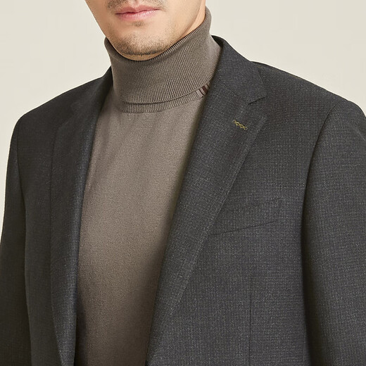 Youngor (Youngor) Anzug Herren 223c Standard Anzug Wollstoff High-End-Serie Exquisite Handwerkskunst Einkaufszentrum Gleicher Stil Dunkelgrau M 170/92A