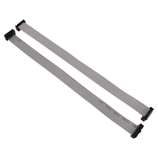 Throwing stones FC8P/10P/14P/20P/26P IDC cable, two pack, gray cable, 2.54mm spacing, 14P 30cm (two pieces)