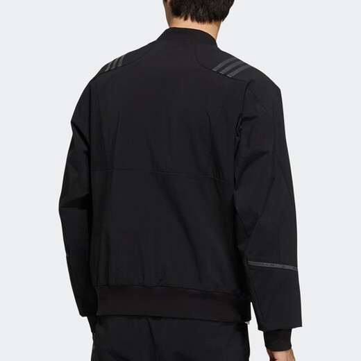 
Adidas men's clothing 2022 autumn and winter new black stand collar woven windproof and warm jacket jacket versatile top men H40231 H40231 M