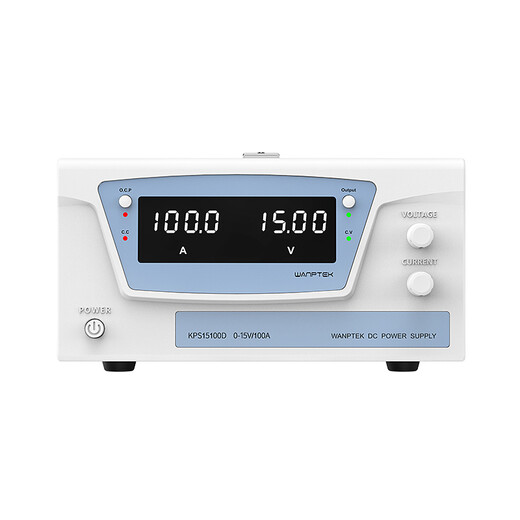 wanptek固测KPS15100D大功率可调直流稳压电源15V100A老化电镀开关电源