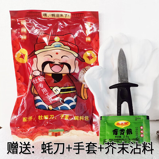 Popular Rushan oysters, fresh oysters, extra large seafood oysters, 5 Jin Jin equals 0.5 kg, whole box of fresh oysters, 5 Jin Jin equals 0.5 kg, 3XL size, 15-18 pcs, quality guaranteed