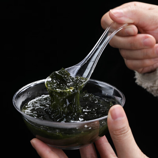 MULTIPOTENT disposable 20ml crystal spoon dessert spoon Chinese porridge spoon spoon plastic small rice spoon 20 pieces Jia Shengya series