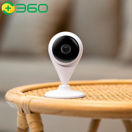 360 摄像头小水滴2K版家用300万智能摄像机 高清红外夜视 手机远程查看 无线WiFi网络监控器 小水滴5C+64G卡+读卡器+4米延长线