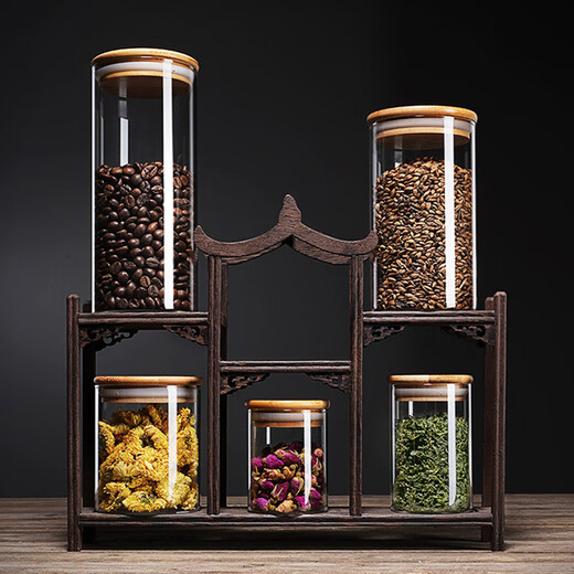 Meal General sealed cans two-pack glass tea cans coffee cans honey cans dry goods storage cans miscellaneous grain storage cans