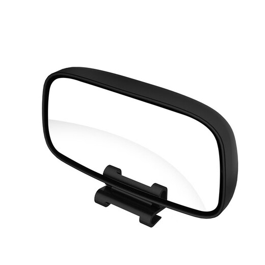 Tuyue car rearview mirror coach car small truck auxiliary mirror rear wheel blind spot mirror reversing glass large field of view small round mirror sticker black - left and right universal (single)