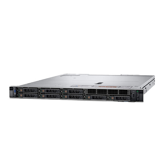 戴尔（DELL）PowerEdge R450 1U机架式服务器至强双路ERP应用数据库主机 2*银牌4314 32核64线程 64G内存/4*8TB SAS/H755