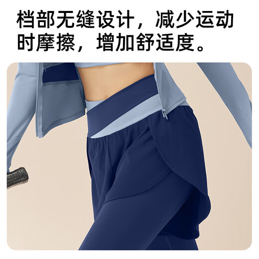 LULUUVTTOH Contrast Color Yoga Wear Set Women's Running Sportswear Quick-Drying Breathable Pilates Training Fitness Wear Three-piece Set Women's Star Black Three-piece Set L