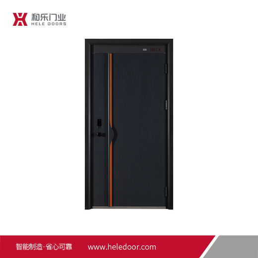 和乐门业（HELE DOORS）和乐门业 甲级门-和福 轻奢简约风 防盗入户门 钢质门 可定制 2050*960单扇