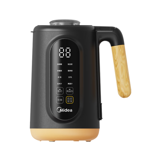 Midea government subsidy soymilk machine household wall-breaking machine 1L household capacity fully automatic no-cooking delicate no-filter 2-12H reservation multi-function DJ10B-P701