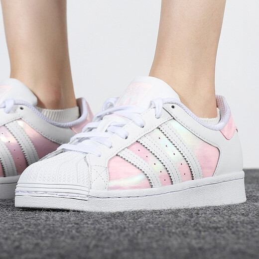 阿迪达斯 （adidas）三叶草男女鞋 新款SUPERSTAR 贝壳头时尚透气休闲板鞋M20324 IF3883 36