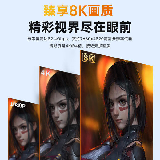 ULT-unite优籁特Mini DP转DP1.4版转换器线8K60Hz高清双向互转雷电显卡Mac笔记本电脑显示器迷你转接头0.2米