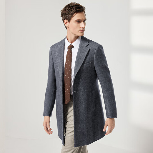 Par créations importées en laine pure manteau de laine Chesfield pour hommes de banlieue chaude décontractée d'hiver masculin