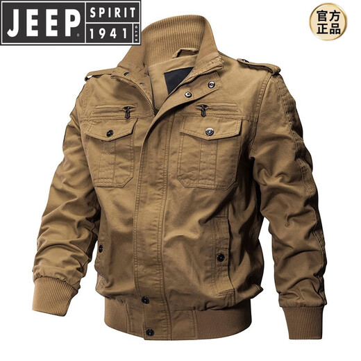 JEEP SPIRIT二战外套男德国美军男士外套德军夹克二战复古飞行员 薄款 9903军绿色 90-115斤 建议 M