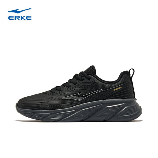 Hongxing Erke running shoes men's spring water-resistant running shoes men's soft sole wear-resistant leather sports shoes chasing clouds 42