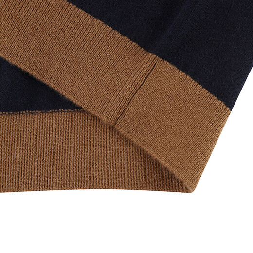 Aquascutum/Yage Lion Herbst und Winter Neue Wolle gemischt Männer warmer Pullover Q4867EI171 Dunkelblau 39 m