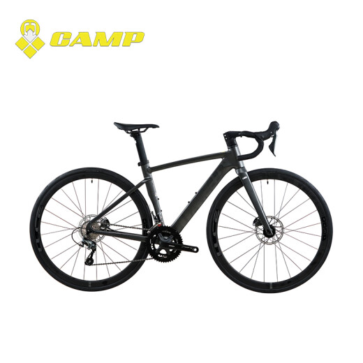 坎普（CAMP）SR5 公路车五通内走线综合车架赛车碳纤维前叉一体弯把竞速自行车 珍珠白 20速 490码 700C