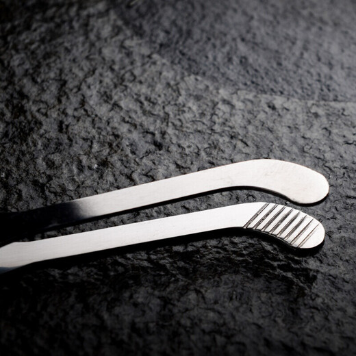 Yi Xinrong thickened stainless steel tea clip metal tweezers tea clip Kung Fu tea set clip tea cup clip tea ceremony accessories No. 1 19.5 cm thick 2MM stainless steel tea clip