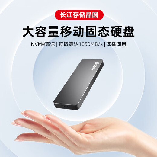 GETEA移动硬盘固态1t大容量高速硬盘Type-C手机电脑两用2t固态U盘mac电脑笔记本外接512g游戏办公SSD 【高速256G】峰值1050MB/s长江存储颗粒
