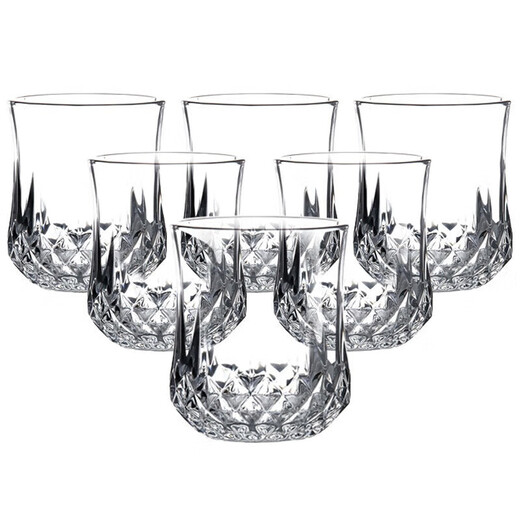 Green apple glass water cup tea cup drink cup foreign wine cup spirit cup whiskey cup 220ml*6 color box