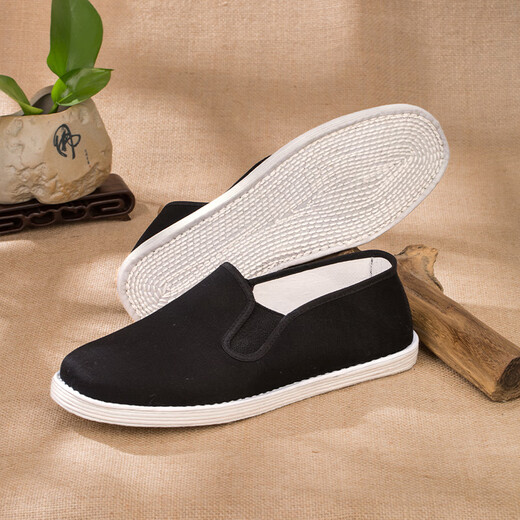 Yu Zhaolin old Beijing cloth shoes traditional handmade thousand-layer sole slip-on lazy casual men's low-top shoes Y1S-1001 Xiangkou 41
