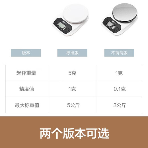 Xiangshan Kitchen Scale High Precision Baking Electronics Household Kitchen Electronics Food Scale Medicinal Material Scale EK9710 Silver Battery [1g Précision / 3kg]