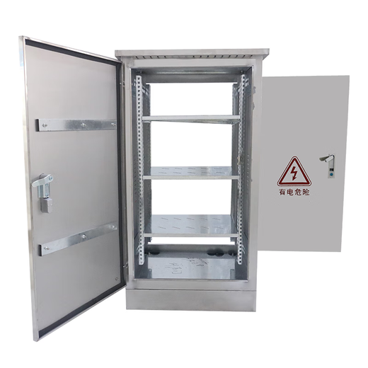 Outdoor waterproof stainless steel floor-standing network cabinet outdoor rainproof switch power amplifier cabinet distribution box weak current cabinet 2000*600*600