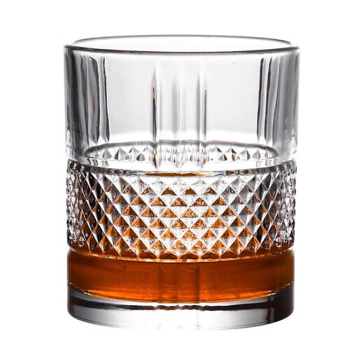 Runhuanian Whiskey Glass Crystal Glass European Spirit Glass Thickened Beer Glass Water Glass Bar Foreign Wine Glass Wine Set Classic No. 3 300ml