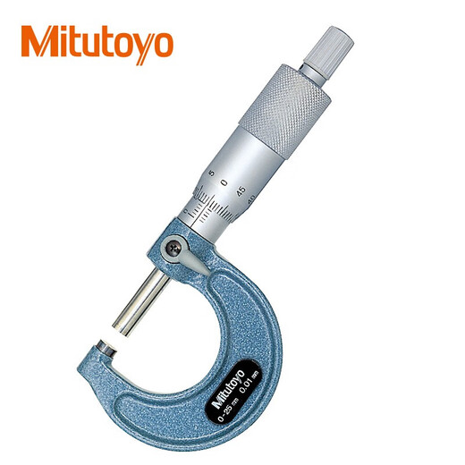 Mitutoyo outer diameter micrometer 103 series spiral micrometer high-precision micrometer originally imported from Japan Mitutoyo 103-137/0-25mm/0.01mm