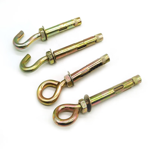 Xipu galvanized expansion screw hook lengthened expansion hook hanging ring burst bolt with ring with hook hook M6M8M10M12 with ring M12805