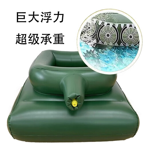 迅荣水上坦克游泳圈儿童大成人充气漂浮玩具坐骑夏天水上乐园浮排水枪 【大号坦克】+手动打气筒+水枪