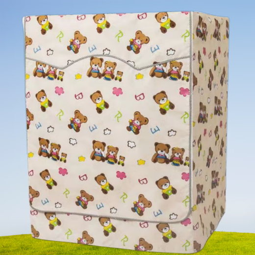 Подходит для Haier Slim Pashen Machine Cover xqg100-HBD14126L Drum 10 килограммов Jin [Jin равна 0,5 килограмма] солнцезащитный крем и водонепроницаемость xioxiongjia [Standard] одностороннее покрытие серебра, промывочная способность 8-8,5 килограмма Jin [Jin Equals 0.5 Kilograms]