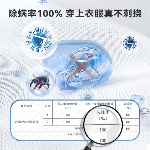 Xingbangni HPV public washing machine disinfectant clothing sterilization cleaner dormitory public sterilization special laundry detergent beads
