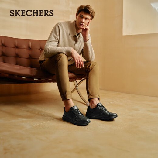 Skechers zapatos para hombres zapatos de cuero de verano de verano
