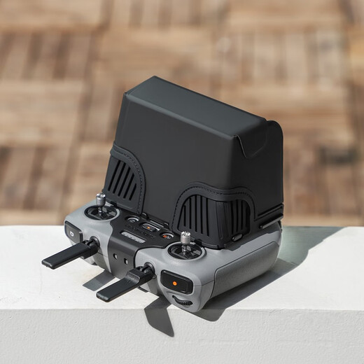 NGKJ adapté pour DJI Air 3/3s Remote Control Hood Mini 4PRO Protection Rocker sans démontage accessoires RC2 HOOD CUIR ZG673