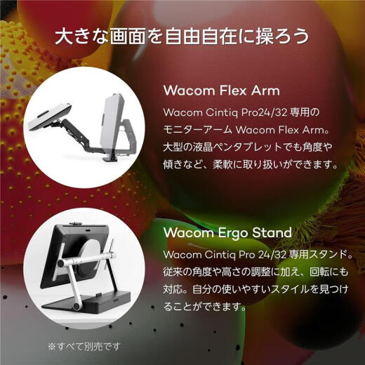 和冠（Wacom）【JD物流 日本直邮】和冠 wacom 手绘板数位屏电脑绘图板绘画板网课写字板 TDTH-2420/K0（液晶数位屏）