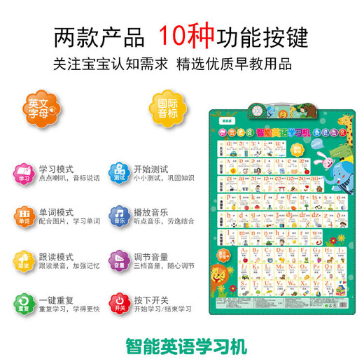 Leleyu Kinder intelligente frühe Bildung Chinesisch Pinyin English International Phonetic Symbol Lernmaschin