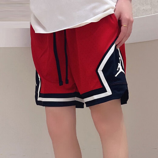 耐克（NIKE）短裤运动裤男裤2025夏季新款休闲裤透气篮球训练五分裤DX1488-100 DX1488-687红色 S 推荐100-120斤