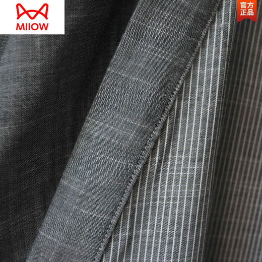 
Catman (MiiOW) spring and summer thin pure cotton bathrobe men's mid-length Japanese style nightgown cardigan yukata sweat steaming suit large size plus fat colored men's robe - dark gray ash L 160-185Jin [Jin equals 0.5 kg]