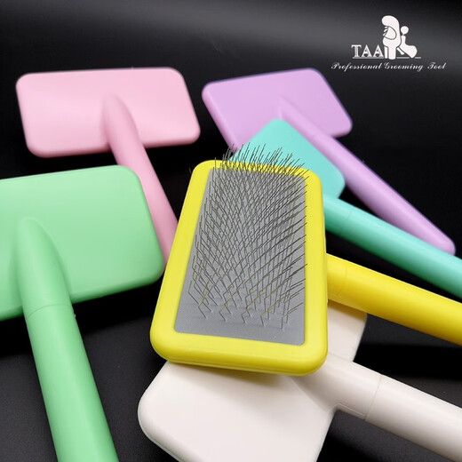 TAA Taiwan TAA Official Store Pet Grooming Needle Comb Little White Comb It It Elf Comb Professional Needle Comb for Hair Pulling 6 Needle Combs Color Mix and Match