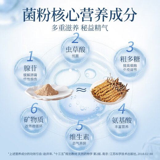 Huadong Medicine Bolin (rescate) Cordyceps fermentados sinensis Polvo 1G*15 bolsas Caja de regalo para nutrir pulmones y riñones, esencia nutritiva, tos, asma, dolor de espalda