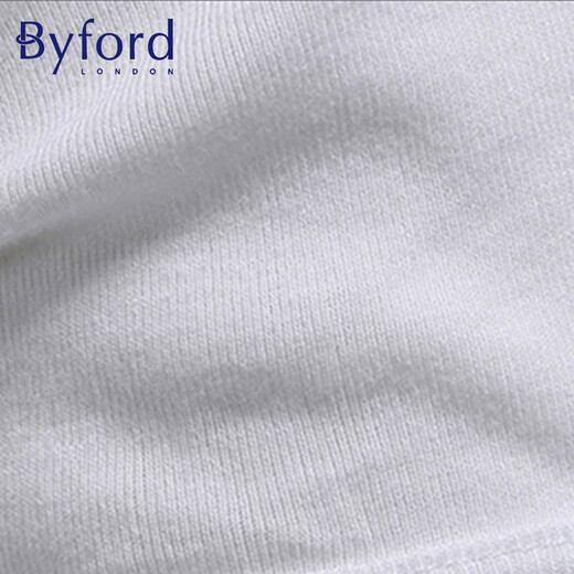 BYFORD (BYFORD) men's autumn clothes and trousers cotton counter knitted thermal underwear set long sleeve base men's red MW8826846 MW8846+MW8950-set-white-thick M