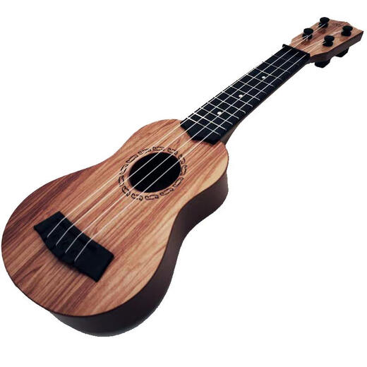 Zkhe Kinder Ukulele -Spielzeuge können Gitarreninstrumente spielen, die Requisiten für Reisebotografie für Kindergärten kleiner 54m21 -Zoll -Ukulele -Kaffeefarbe aufstellen
