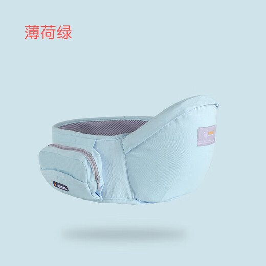 
Budou mother multifunctional baby strap waist stool lightweight baby sitting stool four seasons breathable belt front-heel single stool agate gray (upgraded version)