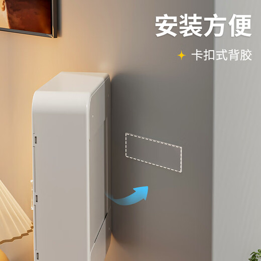 KAMAN blind box storage display rack wall-mounted Bubble Mart display box display wall storage rack large-capacity hand cabinet large white/four layers 1