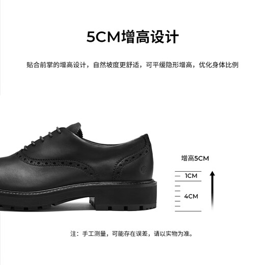 ECCO Oxford Shoes Men's Shoes Men's Leather Shoes Cowhide Casual Leather Shoes City Oslo 550284 Black 55028401001 40