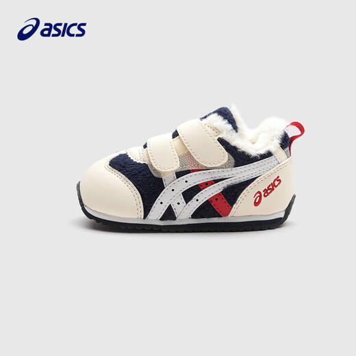 Asics children's shoes new winter cotton shoes for infants, boys and girls, toddler shoes, casual shoes, warm plus velvet shoes 400 plus velvet 28, suitable for feet 16.5cm long