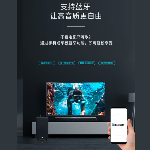 JBL CINEMA SB190 sound bar TV speaker 2.1 Dolby Atmos home theater soundbar high-power subwoofer smart wireless Bluetooth speaker