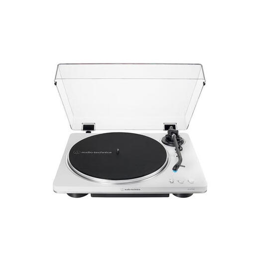 Audio-Technica record player AT-LP70X fully automatic belt-type vinyl record player record player retro fever gramophone record player Bluetooth version AT-LP70XBT WS white silver + cleaning + turntable, free RCA lotus cable